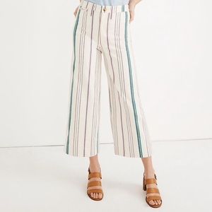 Madewell Wide-Leg Crop Pants
